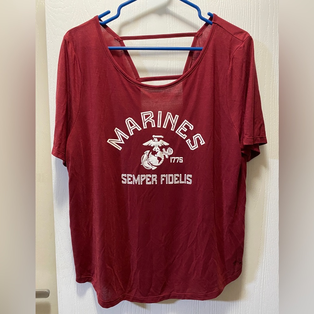 Under Armour Marines bikini cover up top